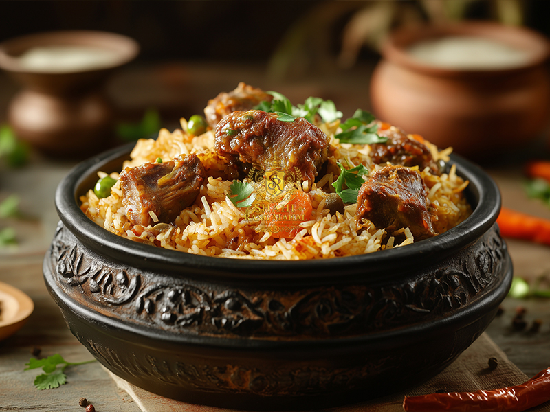 Mutton Biryani - Shahi Rang Mahal Singapore